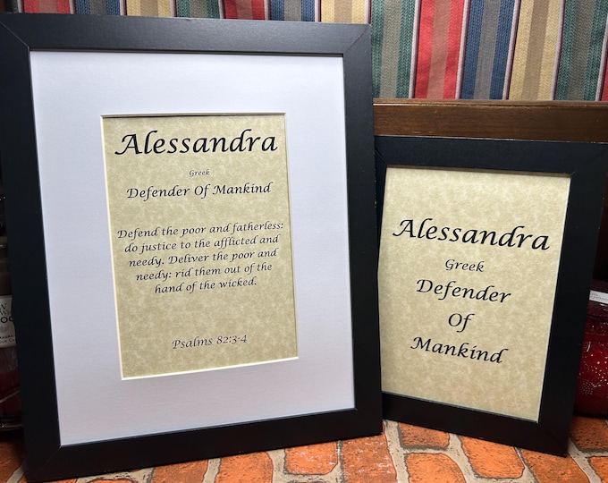 Alessandra - Name, Origin, with or without King James Version Bible Verse