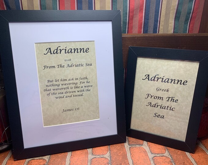 Adrianne - Name, Origin, with or without King James Version Bible Verse