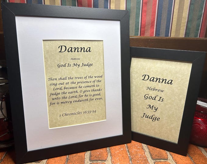 Danna - Name, Origin, with or without King James Version Bible Verse