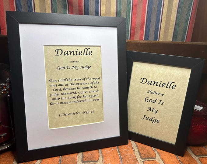 Danielle - Name, Origin, with or without King James Version Bible Verse