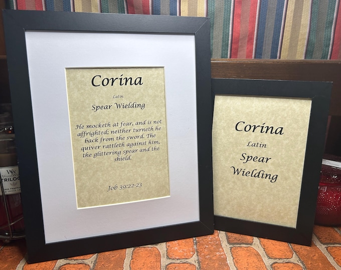 Corina - Name, Origin, with or without King James Version Bible Verse