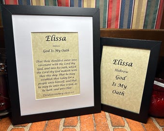 Elissa - Name, Origin, with or without King James Version Bible Verse