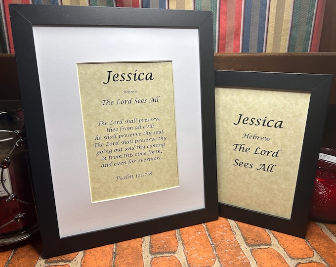 Jessica - Name, Origin, with or without King James Version Bible Verse