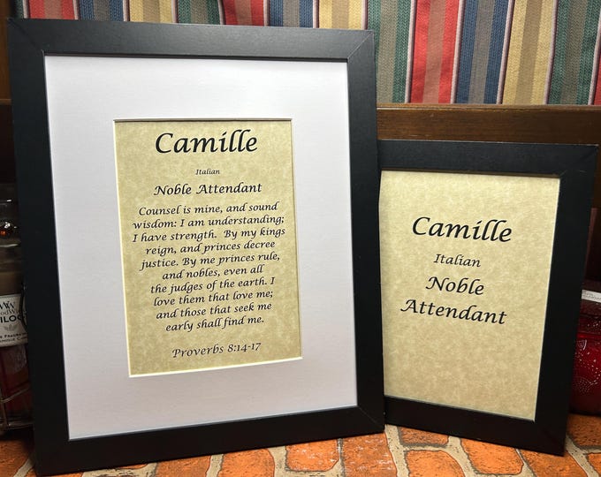 Camille - Name, Origin, with or without King James Version Bible Verse
