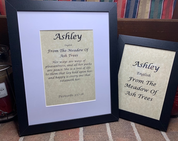 Ashley - Name, Origin, with or without King James Version Bible Verse
