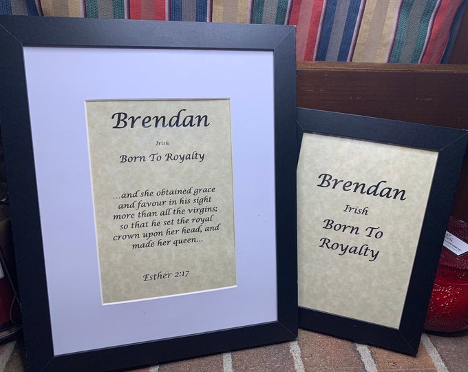 Brendan - Name, Origin, with or without King James Version Bible Verse