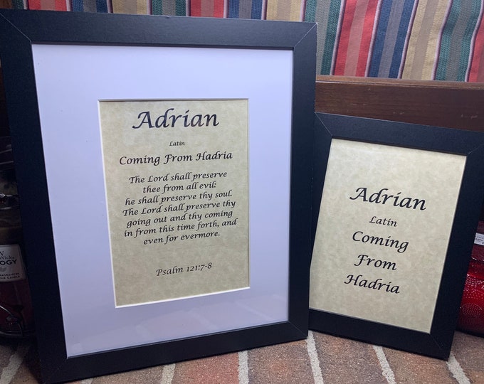 Adrian - Name, Origin, with or without King James Version Bible Verse