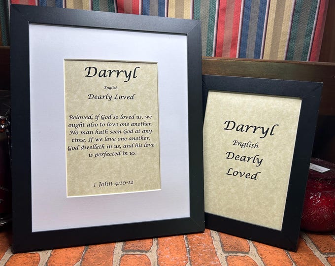 Darryl - Name, Origin, with or without King James Version Bible Verse