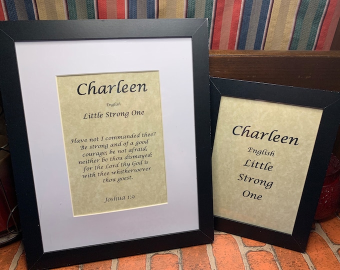Charleen - Name, Origin, with or without King James Version Bible Verse