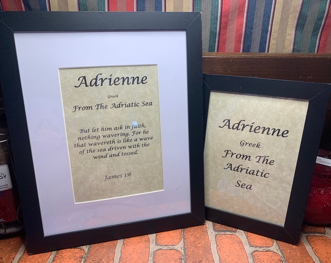 Adrienne - Name, Origin, with or without King James Version Bible Verse