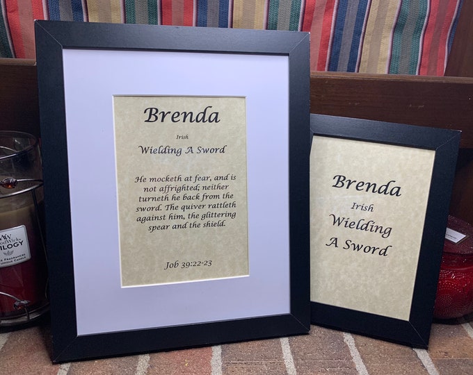 Brenda - Name, Origin, with or without King James Version Bible Verse