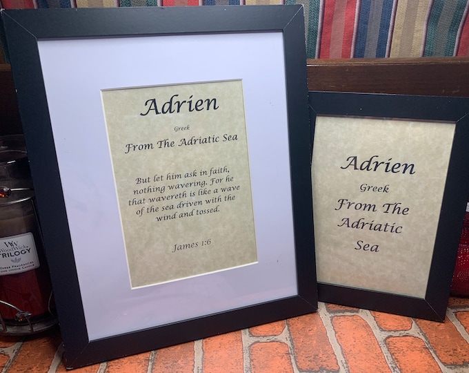 Adrien - Name, Origin, with or without King James Version Bible Verse