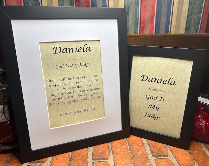 Daniela - Name, Origin, with or without King James Version Bible Verse