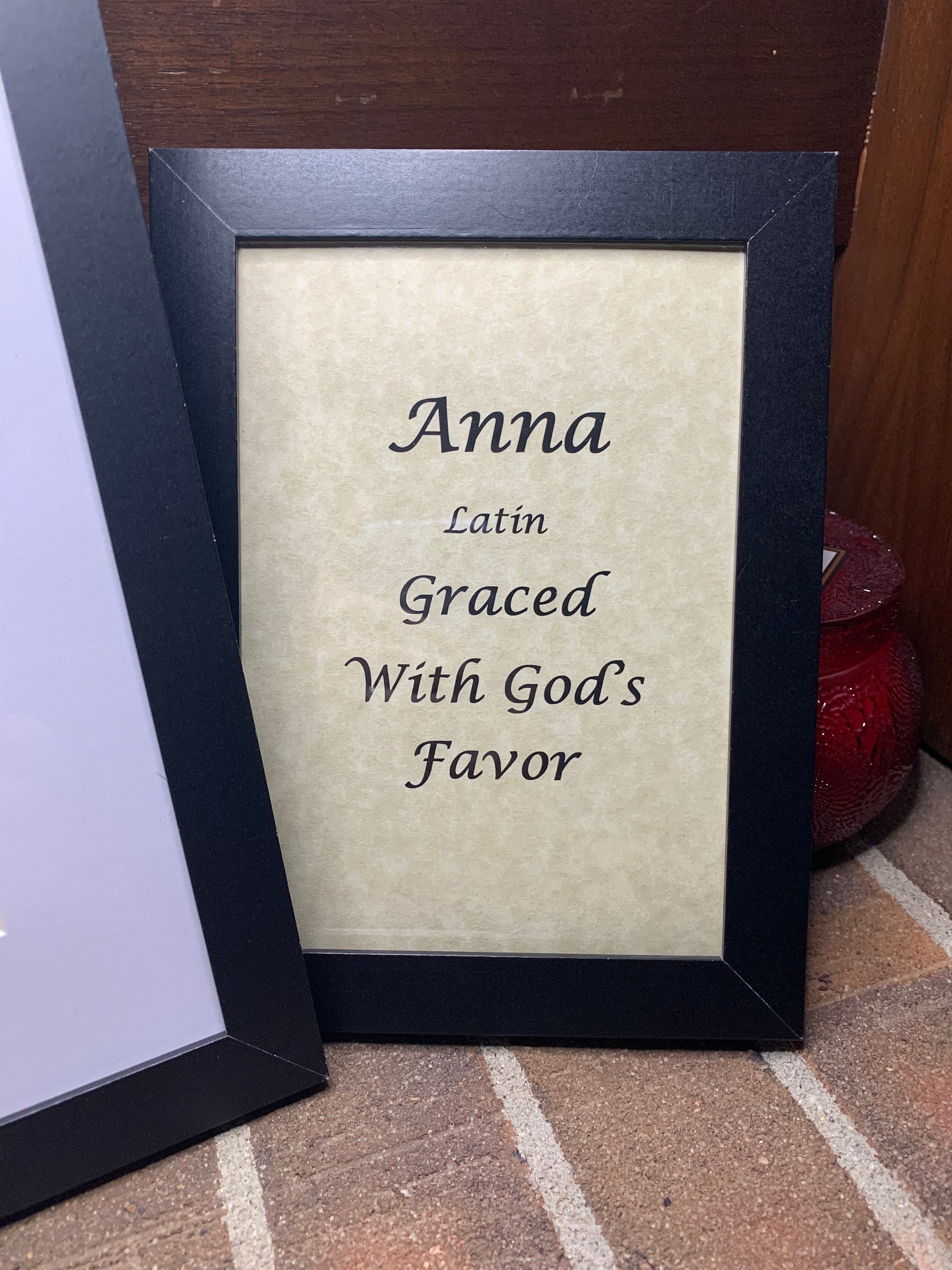 Anna name origin with or without king james version bible etsy