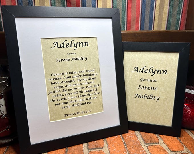 Adelynn - Name, Origin, with or without King James Version Bible Verse