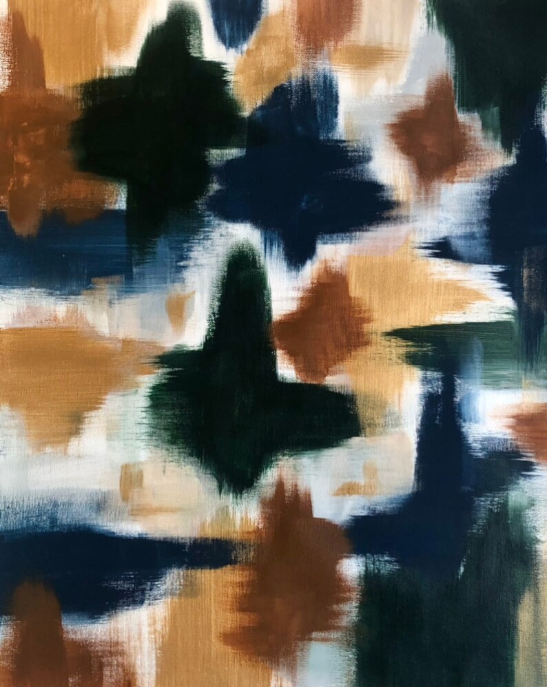 Forest & Fawn | 16x20 Painting | Abstract Painting, Hand Painted, Earth ...