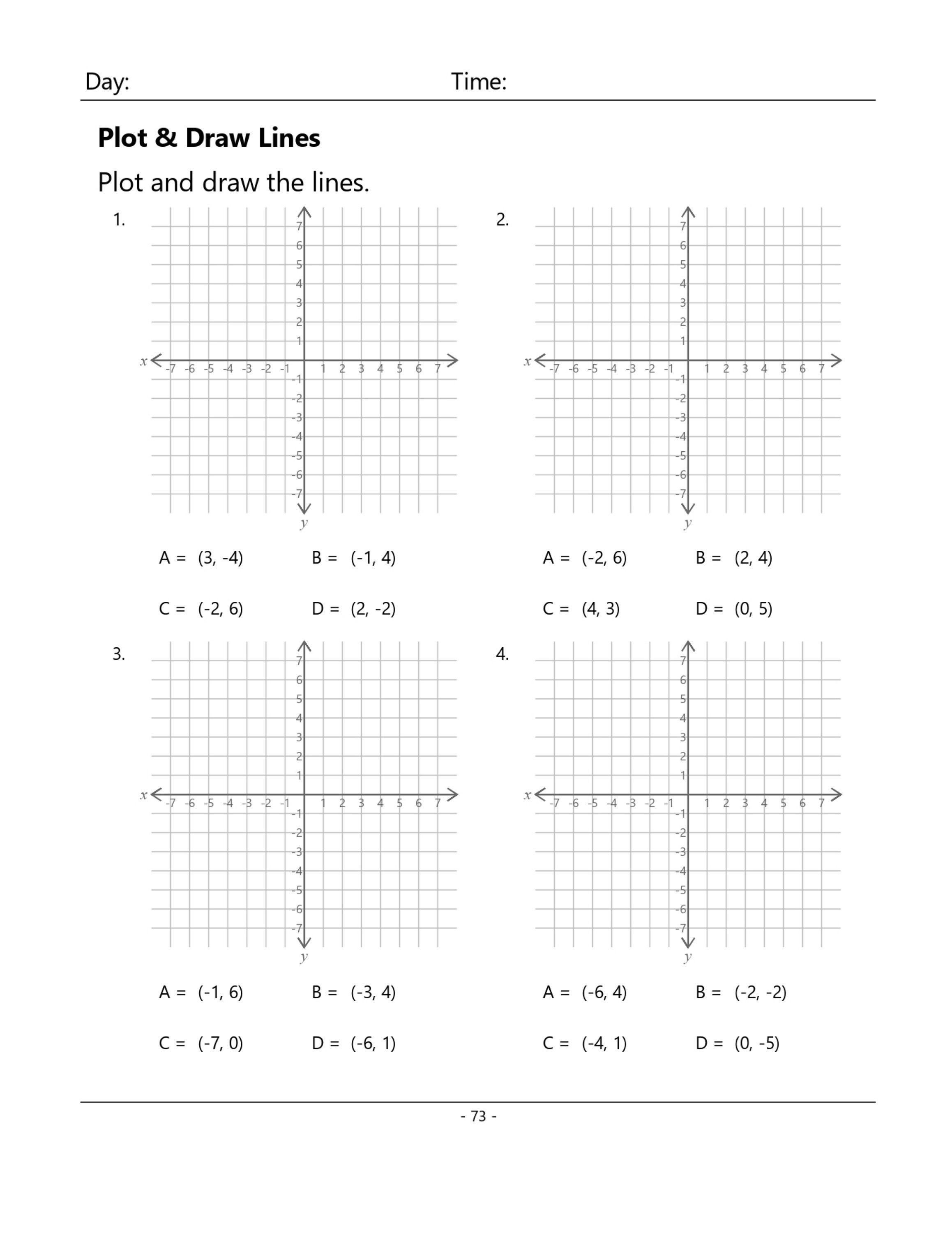 Math Worksheets Grade 6 - Etsy