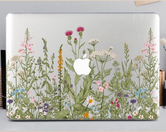 floral macbook case