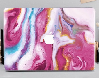 Oil Paints Macbook Pro 16 Inch Case Girl Macbook Air 13 Inch Case Macbook Pro 13 Inch Case Macbook Pro Case 15 Inch Pink Watercolor LAS0060