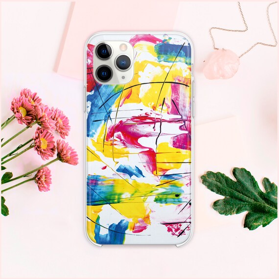Paints Iphone 13 Case Abstract Iphone 13 Pro Max Cases Art Etsy