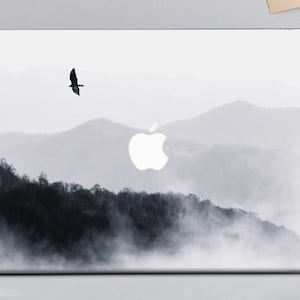 Foggy Forest Macbook Case: Lightweight, Eco-Friendly Hard Plastic