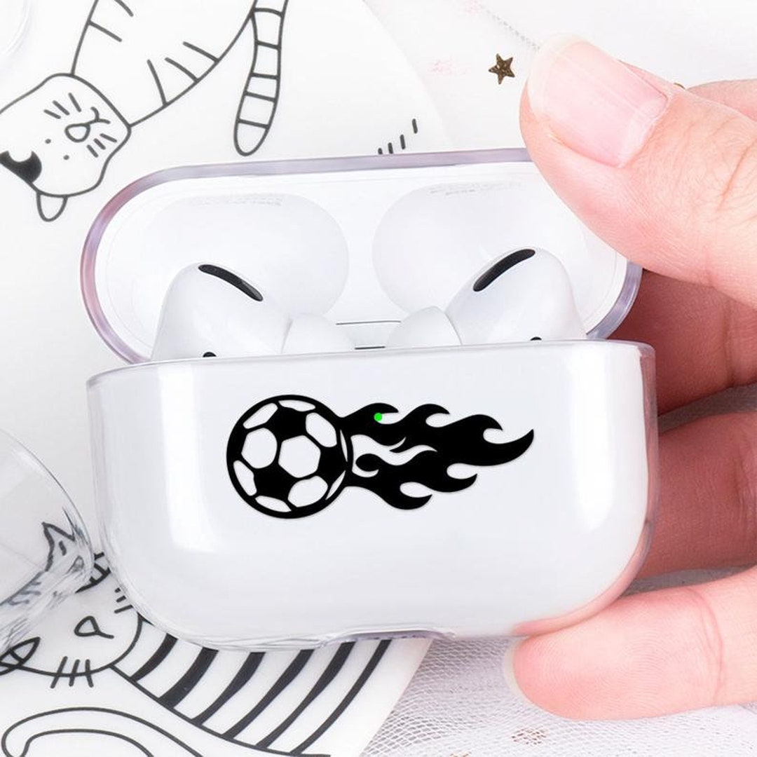Soccer Airpods 3 Case for Men Football Apple AirPod Pro Case Ball