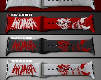 VENOM themed engraved Silicone Watch Band
