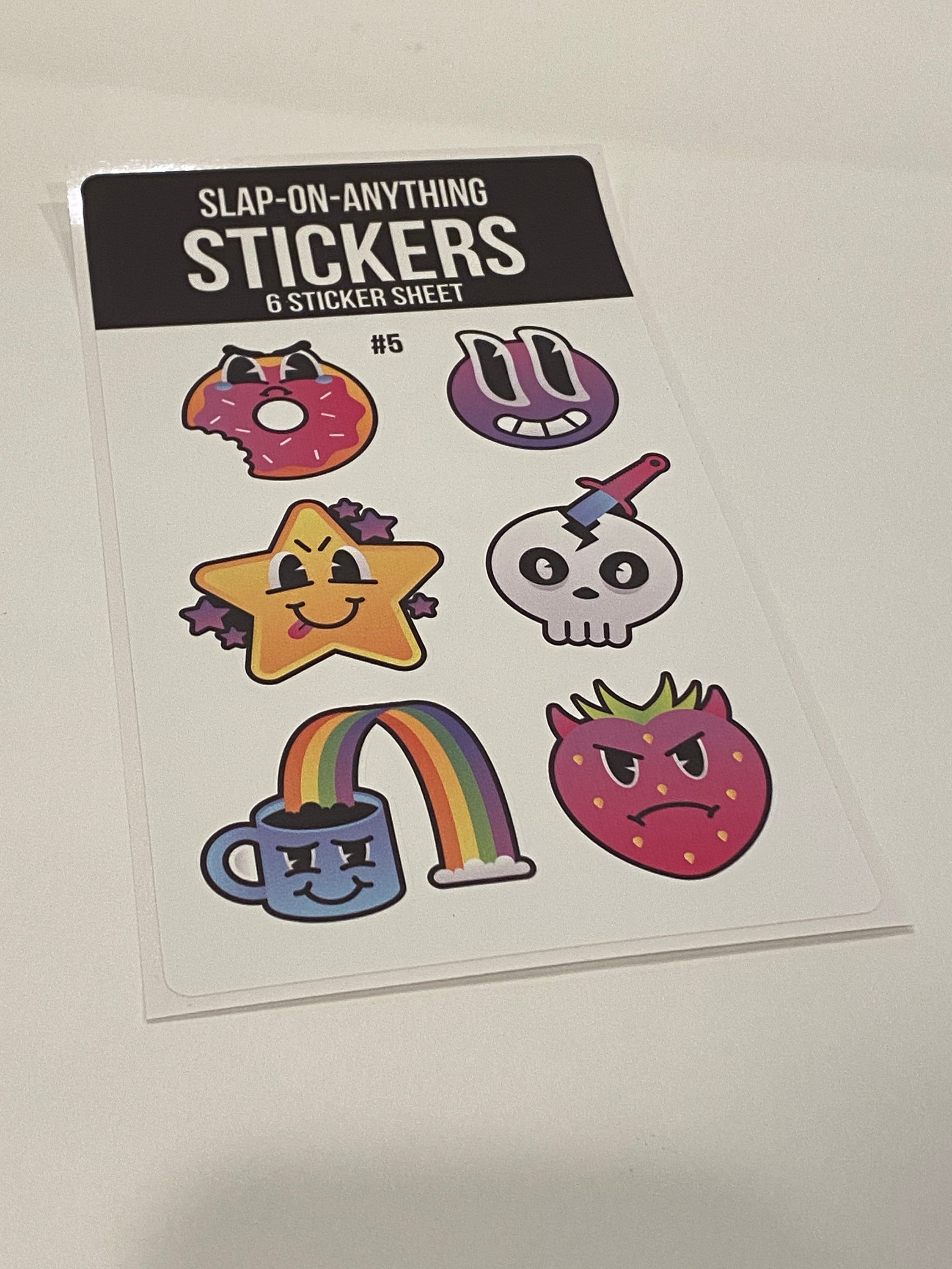 Slap Problem Sticker Meme Slap-on-anything EMOJI Stickers 6 Pack - Etsy