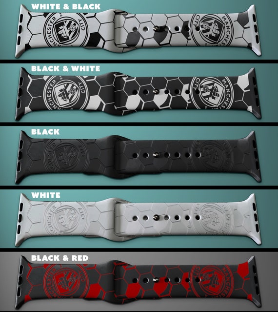 Soccer Themed Silicone Watch Band Man City. Etsy