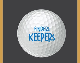 Custom Printed Golf Balls | "Finders Keepers" Set of 3