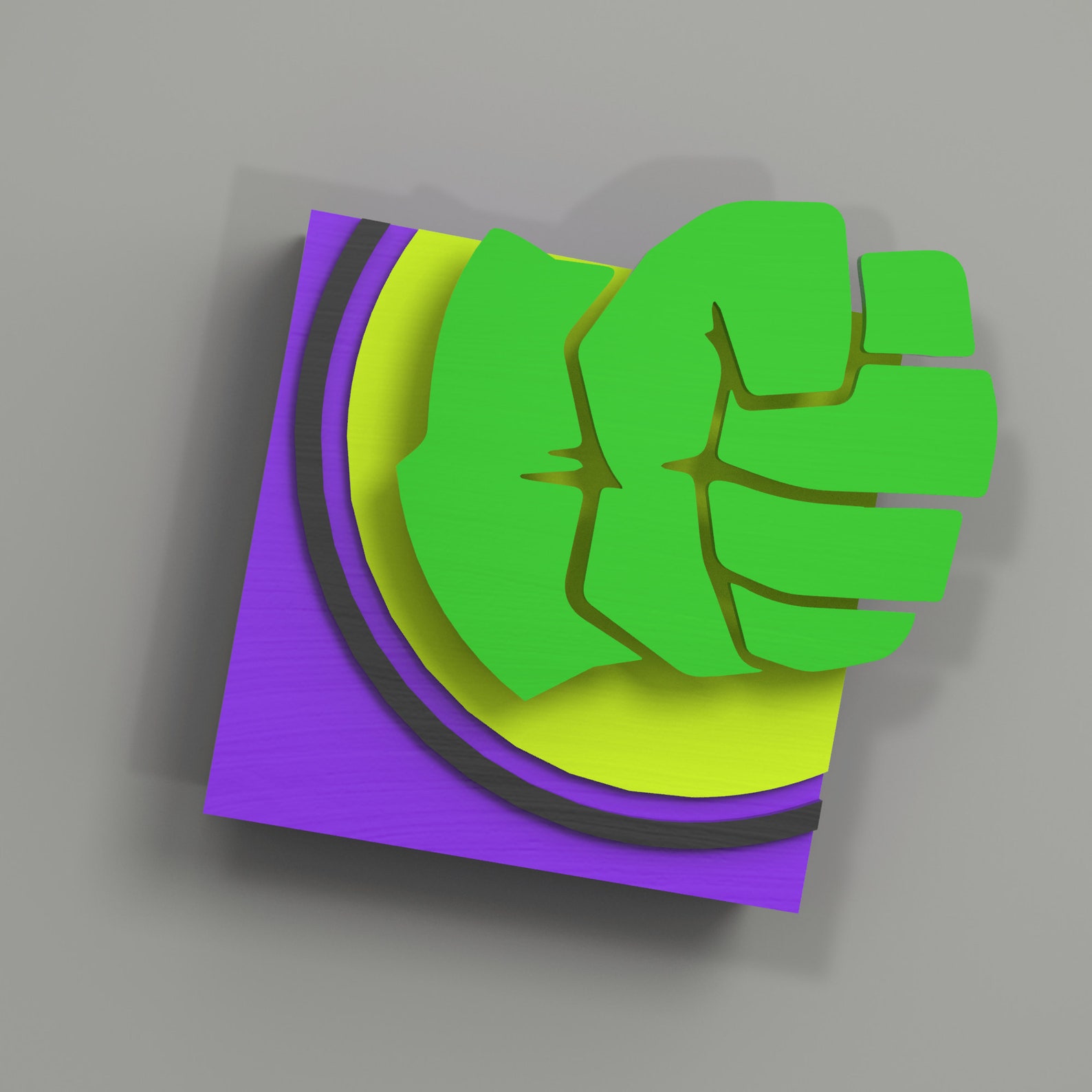 Hulk symbol | Etsy