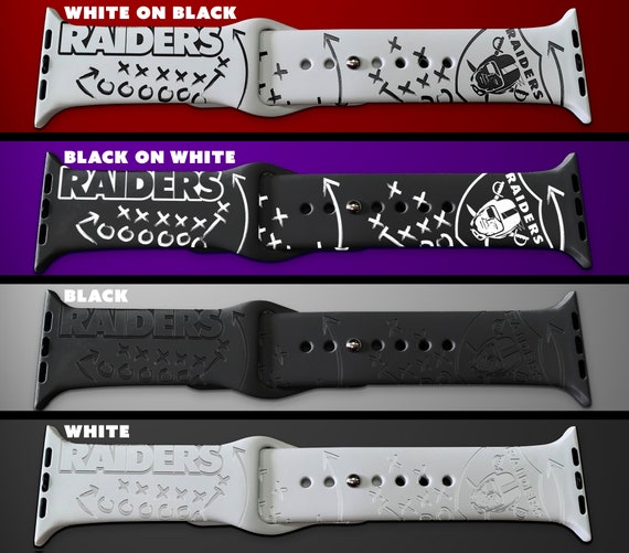 Game Time Las Vegas Raiders Quick Change HD Watch Band - Game Time Bands