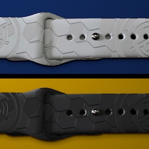 Soccer themed engraved Silicone Watch Band - Real M