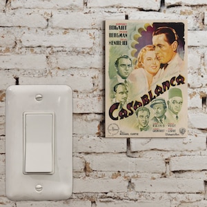 Casablanca - 4x6 Mini Canvas Movie Poster