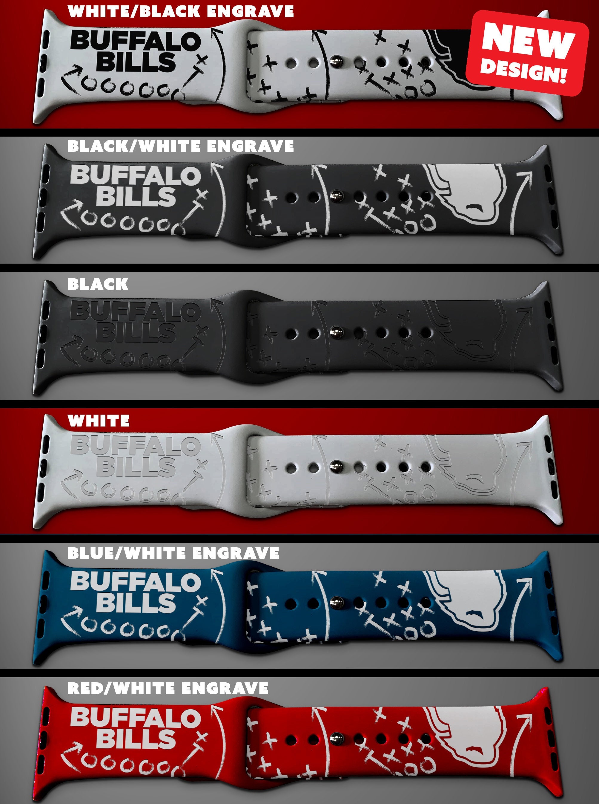 Buffalo bills apple watch band outlet