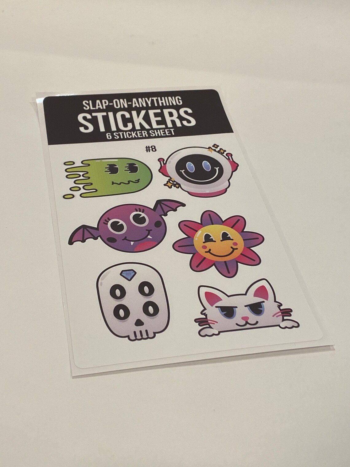 Slap-on-anything EMOJI Stickers 6 Pack - Etsy