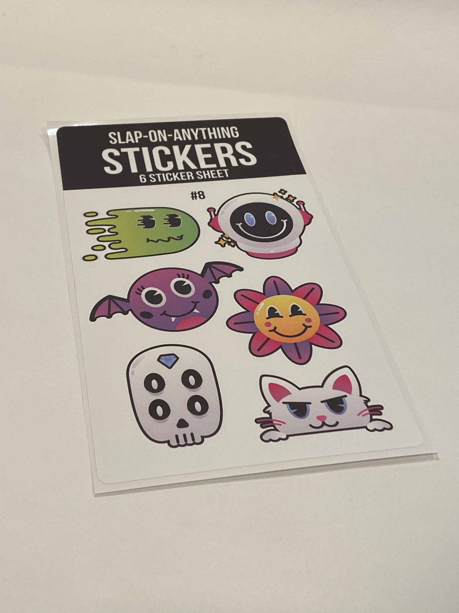 Slap-on-anything EMOJI Stickers 6 Pack - Etsy