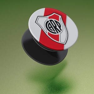 Soccer Themed River Plate - Phone Pop Stand