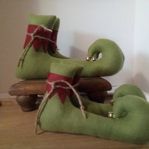 Elf Shoes - Elf Boots -Christmas Decorations - Christmas Decor
