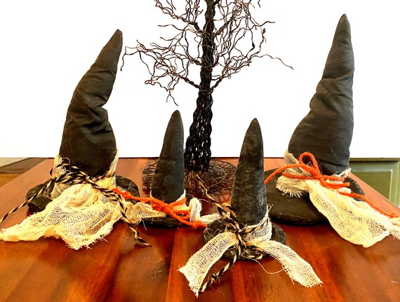 Halloween Witch Hats Tiered Trays 
