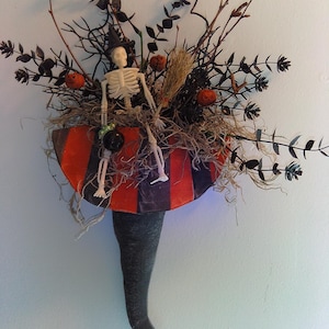 Witch Hat,Halloween Witch Hat,Halloween Decor, Wreath Decorations,Wreath Attachment