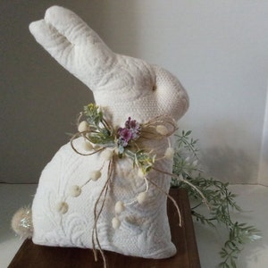 Easter Decor - Rabbit - Bunny - Easter Home Decoration - Easter Gift- Easter Flowers