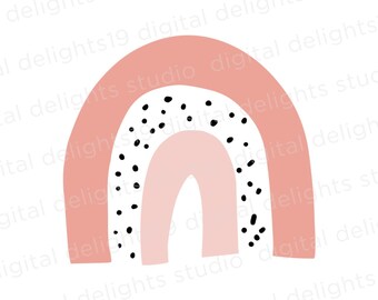 Rainbow Doodle svg - spring svg - rainbow svg - stripe svg - summer svg - rainbow sprinkles svg - Rainbow Clipart svg