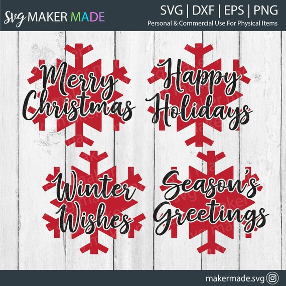 Download Christmas Wishes Svg Bundle Merry Christmas Svg Happy Etsy