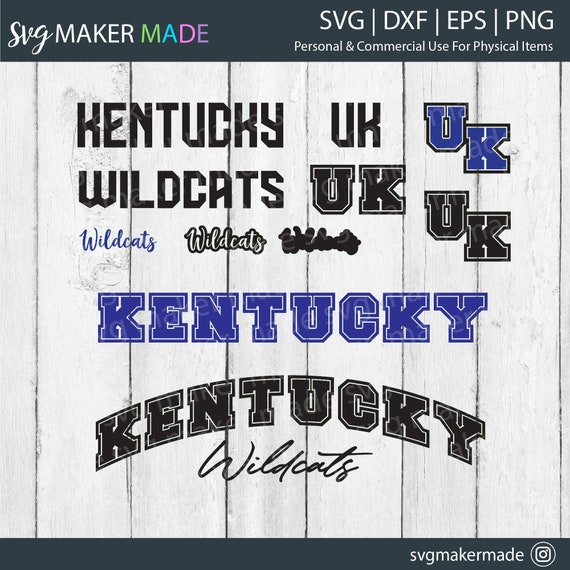 Download University Of Kentucky Wildcats Svg Uk Wildcats Svg Etsy