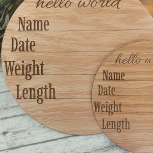 Hello World Nursery sign