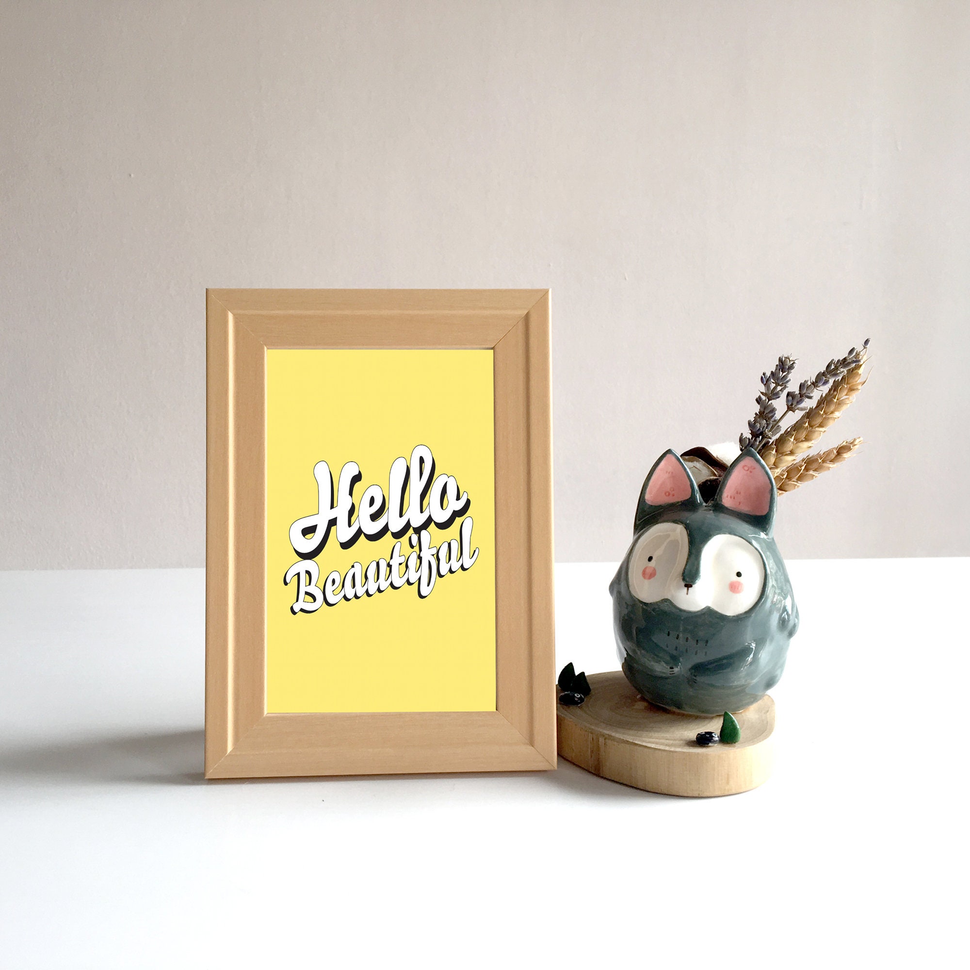 Hello Art Hello Art Print Printable Art Minimalist Etsy