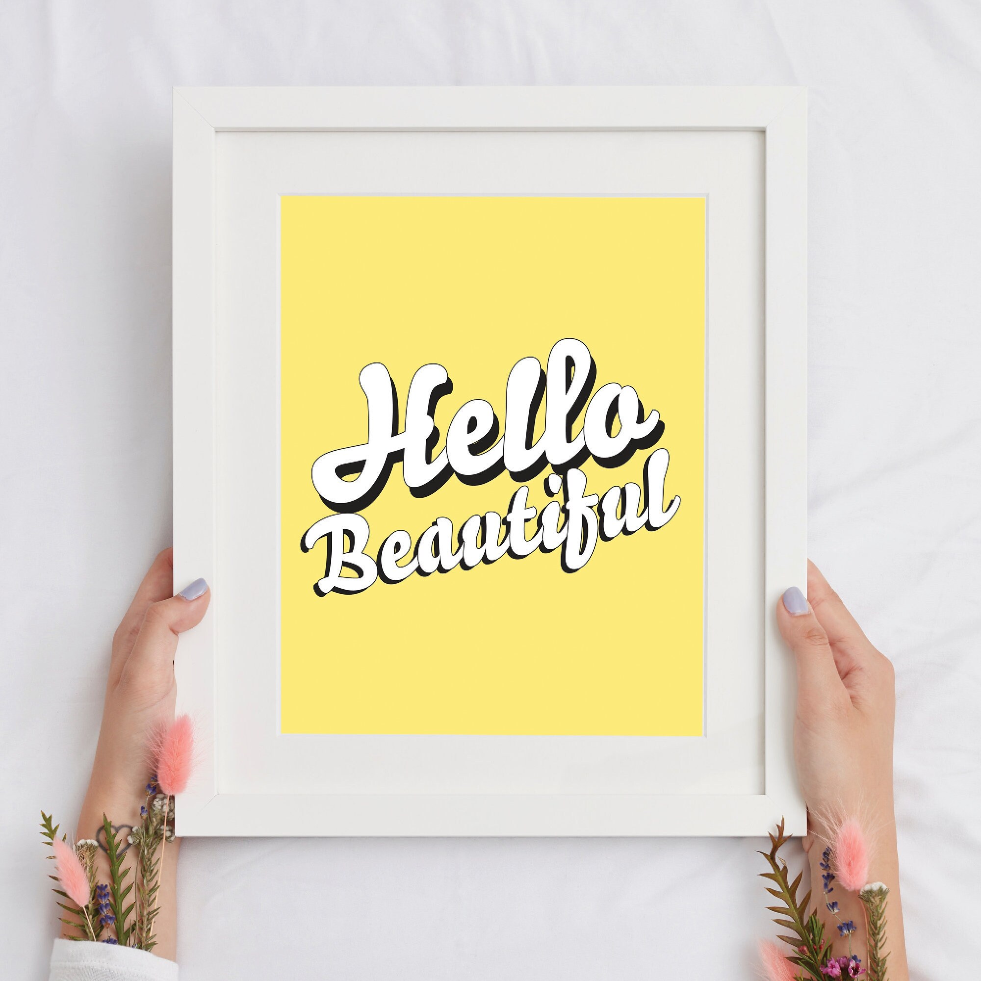Hello Art Hello Art Print Printable Art Minimalist Etsy