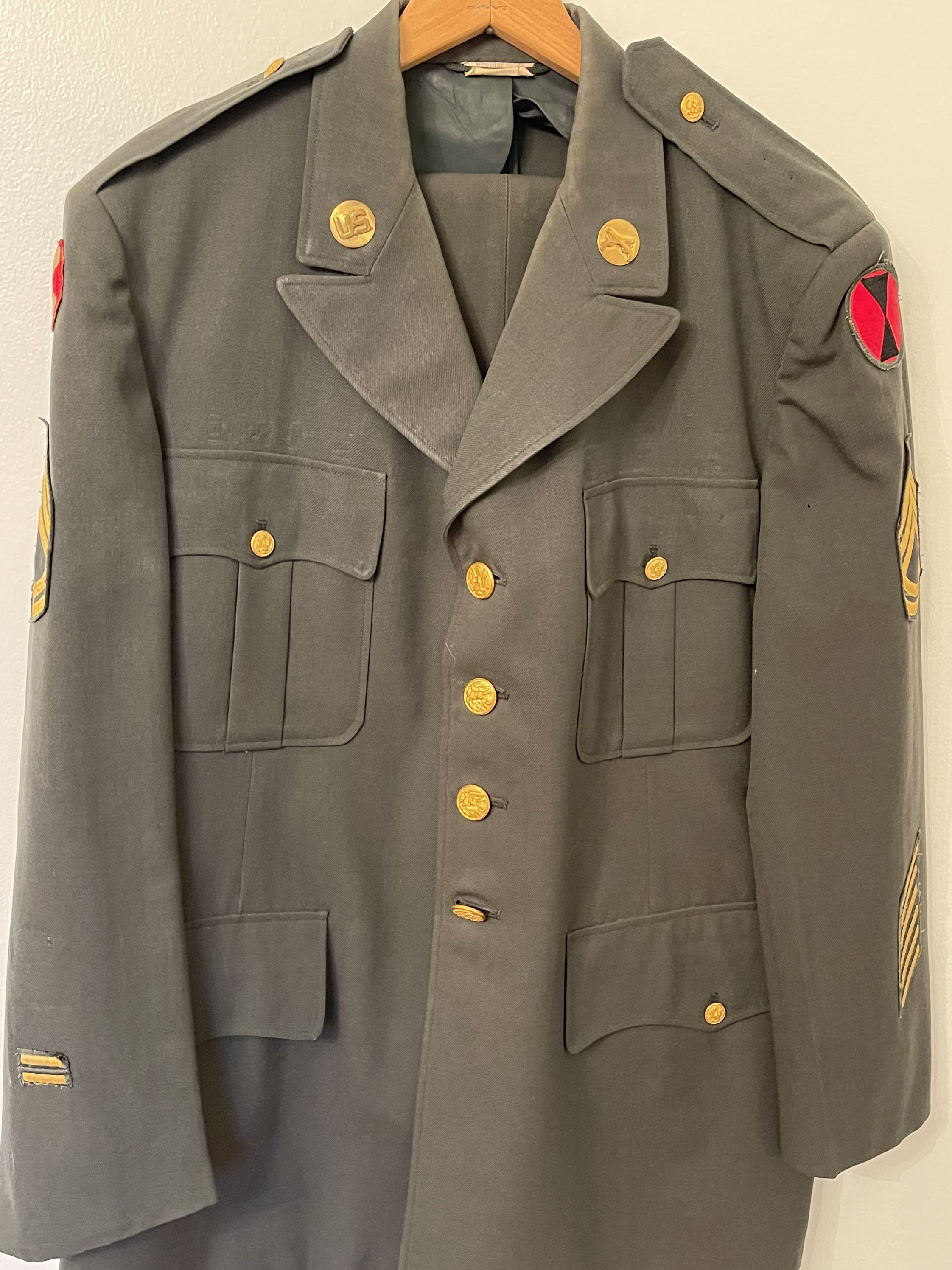 Vintage 1950 Korean War era U.S. Army dress uniform. | Etsy