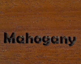 1/8 Mahogany Plywood sheets perfect for Glowforge/Laser Cutting